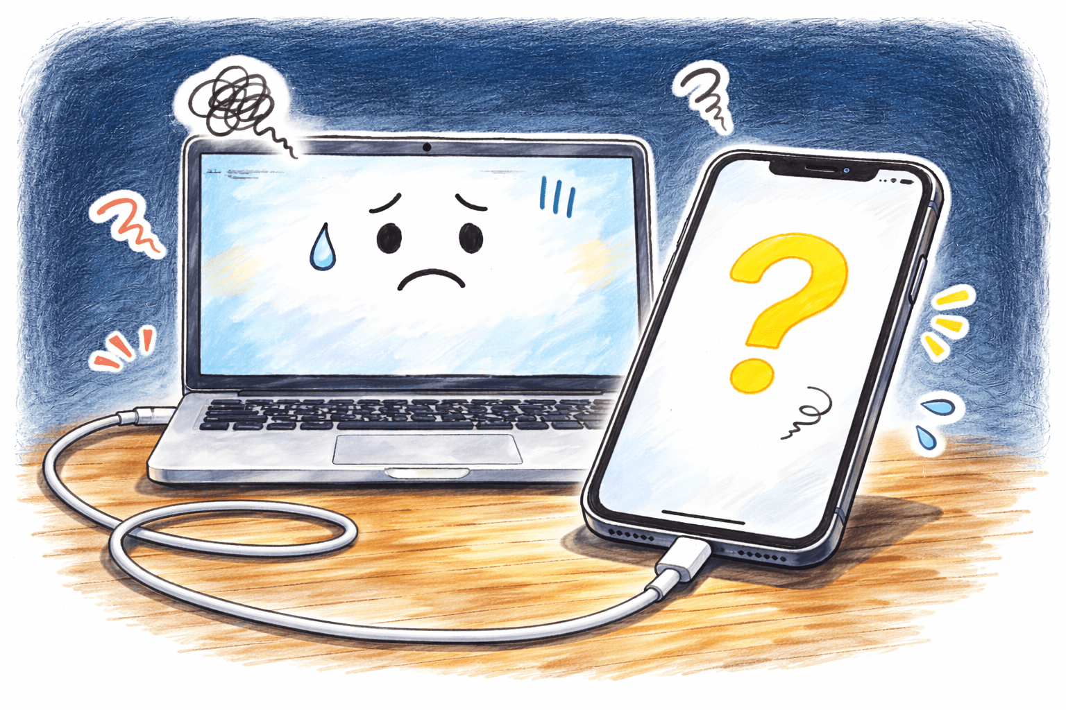 iPhone初期化？困った