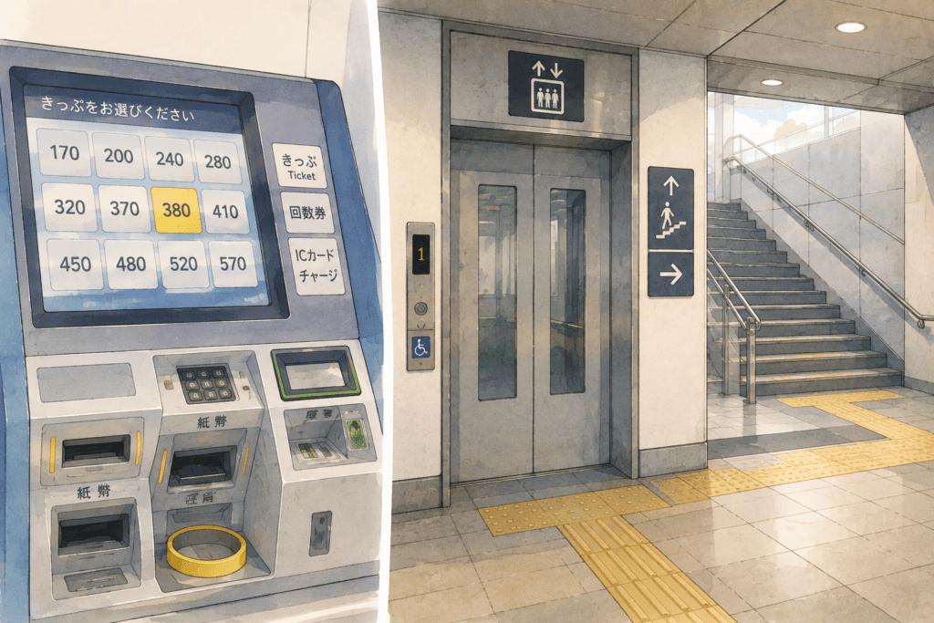 電車の乗換